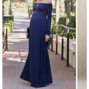 Maternity maxi dress